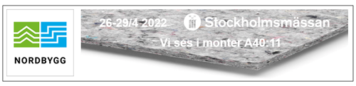 Vi ses på Nordbygg den 26-29 april 2022 