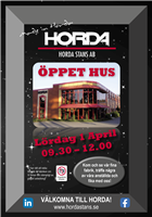 Välkomna till öppet hus på Horda Stans den 1 April